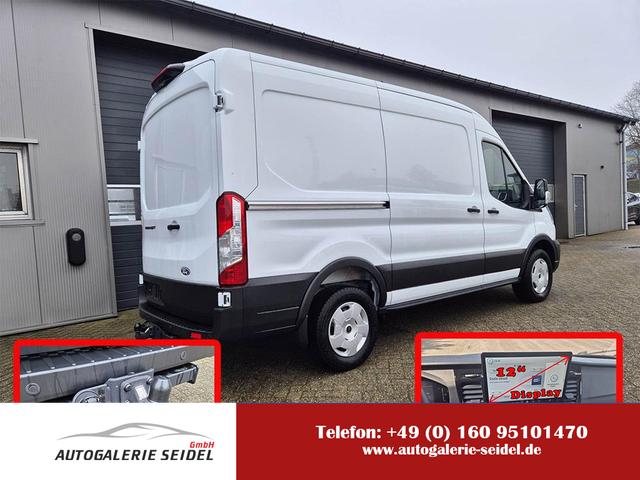 Ford Transit - L2H2 2.0 EcoBlue 165PS Trend Heckantrieb 3,5t 2-Sitzer AHK Sitzheizung Lenkradheizung Frontscheibe beheizb. Klimaautomatik PDC v+h Rückf.Kamera Bluetooth DAB Apple CarPlay Android Auto Tempomat Ganzj.Reifen