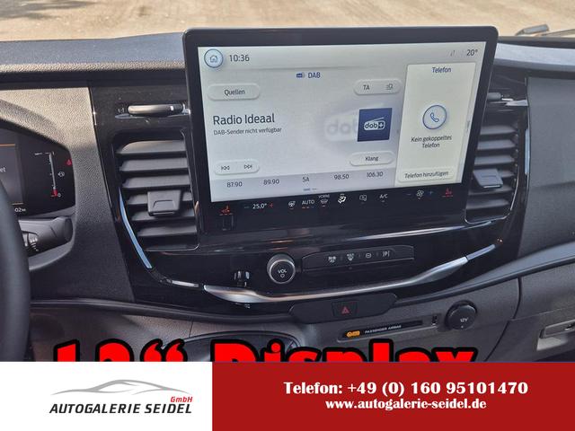 Ford Transit - L2H2 2.0 EcoBlue 165PS Trend Heckantrieb 3,5t 2-Sitzer AHK Sitzheizung Lenkradheizung Frontscheibe beheizb. Klimaautomatik PDC v+h Rückf.Kamera Bluetooth DAB Apple CarPlay Android Auto Tempomat Ganzj.Reifen