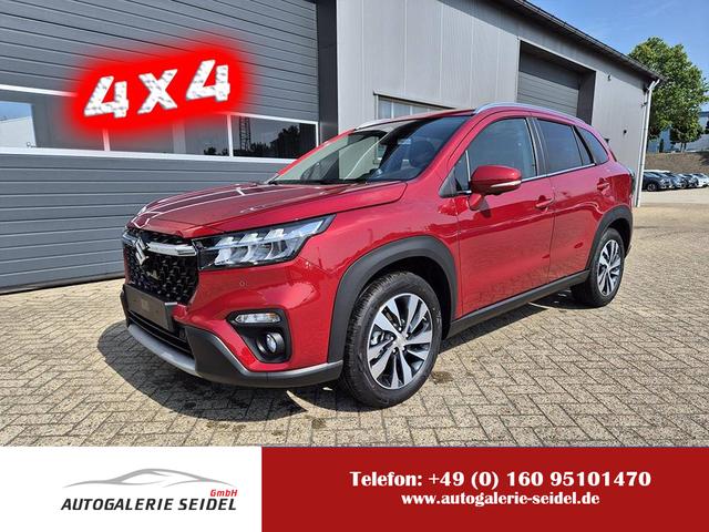 Suzuki S-Cross - Comfort+ 129PS MHEV 4x4 ALLGRIP 1.4 Boosterjet Teilleder Navi Klimaautomatik Sitzheizung ACC PDC v+h 4x Kamera Suzuki-Radio Apple CarPlay Android Auto Touchscreen 2xKeyless 17-LM