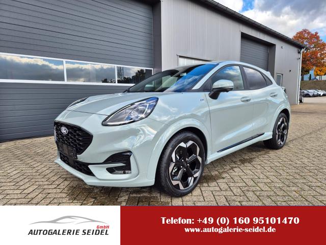 Ford Puma - ST-Line X 1.0 EcoBoost Hybrid 125PS Automatik NEUES MODELL 360°Kamera AbstandsTempomat el.Heckklappe Premium Leder (Sensico) B+O-Sound Klimaautomatik Sitzheizung Lenkradheizung Frontscheibe beheizb. Ford-Navi SYNC4 Bluetooth Apple CarPlay Android A