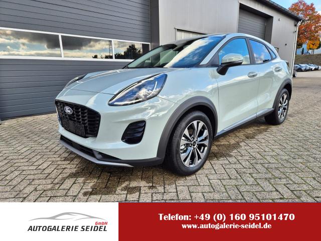 Ford Puma - Titanium 1.0 EcoBoost Hybrid 125PS Automatik Klimaautomatik Sitzheizung Lenkradheizung Frontscheibe beheizb. LED-Scheinwerfer Ford-Navi SYNC4 Bluetooth Apple CarPlay Android Auto PDC 17-LM