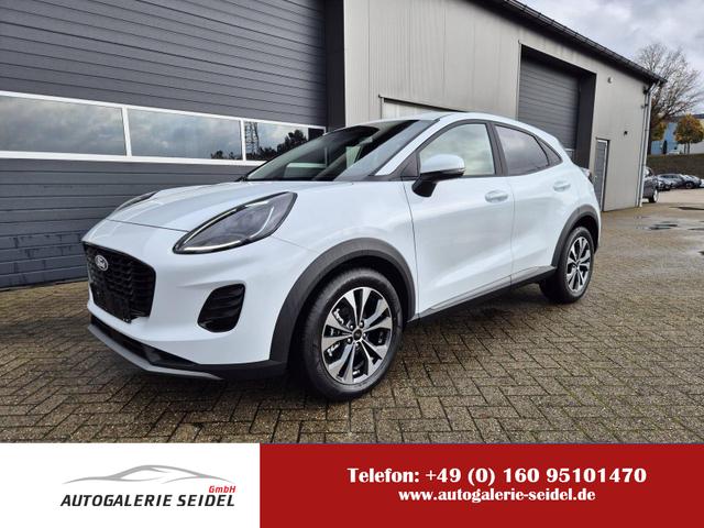 Ford Puma - Titanium 1.0 EcoBoost Hybrid 125PS Automatik Klimaautomatik Sitzheizung Lenkradheizung Frontscheibe beheizb. LED-Scheinwerfer Ford-Navi SYNC4 Bluetooth Apple CarPlay Android Auto PDC 17-LM