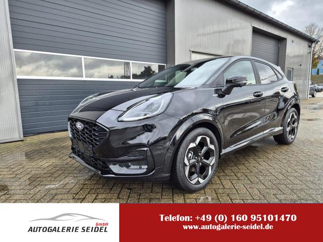 Ford Puma - ST-Line X 1.0 EcoBoost Hybrid 125PS Automatik NEUES MODELL 360°Kamera AbstandsTempomat el.Heckklappe Premium Leder (Sensico) B+O-Sound Klimaautomatik Sitzheizung Lenkradheizung Frontscheibe beheizb. Ford-Navi SYNC4 Bluetooth Apple CarPlay Android A