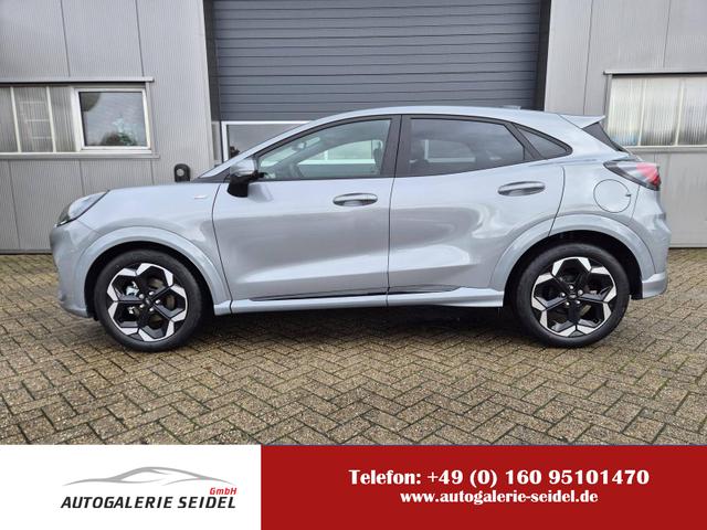 Ford Puma - ST-Line X 1.0 EcoBoost Hybrid 125PS Automatik NEUES MODELL 360°Kamera AbstandsTempomat el.Heckklappe Premium Leder (Sensico) B+O-Sound Klimaautomatik Sitzheizung Lenkradheizung Frontscheibe beheizb. Ford-Navi SYNC4 Bluetooth Apple CarPlay Android A