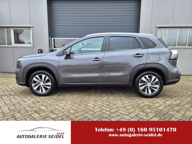 Suzuki S-Cross - Comfort+ 129PS MHEV 1.4 Boosterjet Teilleder Navi Klimaautomatik Sitzheizung ACC PDC v+h 4x Kamera Suzuki-Radio Apple CarPlay Android Auto Touchscreen 2xKeyless 17-LM