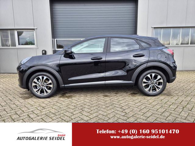 Ford Puma - Titanium 1.0 EcoBoost Hybrid 125PS Automatik Klimaautomatik Sitzheizung Lenkradheizung Frontscheibe beheizb. LED-Scheinwerfer Ford-Navi SYNC4 Bluetooth Apple CarPlay Android Auto PDC 17-LM