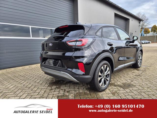Ford Puma - Titanium 1.0 EcoBoost Hybrid 125PS Automatik Klimaautomatik Sitzheizung Lenkradheizung Frontscheibe beheizb. LED-Scheinwerfer Ford-Navi SYNC4 Bluetooth Apple CarPlay Android Auto PDC 17-LM