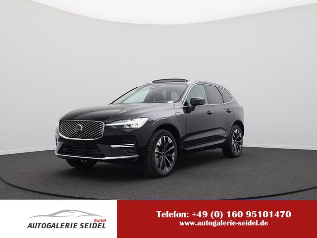 Volvo XC60 - T6 Ultra AWD PHEV 350PS Automatik FACELIFT elektr. PanoDach Nordico-Polsterung 360°Kamera PDC v+h ACC el.Heckklappe Harman/Kardon-Sound Klimaautomatik Standheizung Sitzheizung Lenkradheizung Frontscheibe beheizb. Navi
