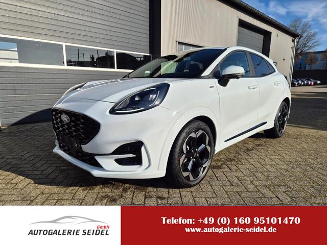 Ford Puma - ST-Line X 1.0 EcoBoost Hybrid 125PS Automatik NEUES MODELL 360°Kamera AbstandsTempomat el.Heckklappe Premium Leder (Sensico) B+O-Sound Klimaautomatik Sitzheizung Lenkradheizung Frontscheibe beheizb. Ford-Navi SYNC4 Bluetooth Apple CarPlay Android A