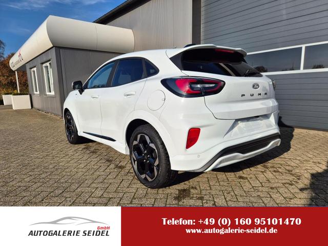 Ford Puma - ST-Line X 1.0 EcoBoost Hybrid 125PS Automatik NEUES MODELL 360°Kamera AbstandsTempomat el.Heckklappe Premium Leder (Sensico) B+O-Sound Klimaautomatik Sitzheizung Lenkradheizung Frontscheibe beheizb. Ford-Navi SYNC4 Bluetooth Apple CarPlay Android A