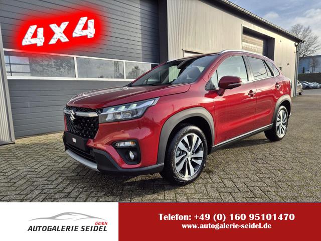 Suzuki S-Cross - Comfort+ 110PS Automatik MHEV 4x4 ALLGRIP 1.4 Boosterjet Allrad Teilleder Navi Klimaautomatik Sitzheizung ACC PDC v+h 4x Kamera Suzuki-Radio Apple CarPlay Android Auto Touchscreen 2xKeyless 17-LM