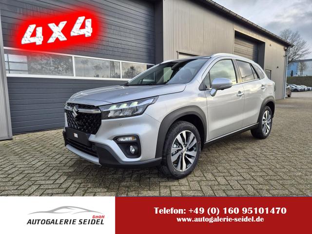 Suzuki S-Cross - Comfort+ 110PS Automatik MHEV 4x4 ALLGRIP 1.4 Boosterjet Allrad Teilleder Navi Klimaautomatik Sitzheizung ACC PDC v+h 4x Kamera Suzuki-Radio Apple CarPlay Android Auto Touchscreen 2xKeyless 17-LM