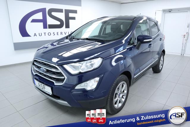 Ford EcoSport - Titanium #Navi #AHK #Winter-Paket #Klima #SHZ #WSS heizbar