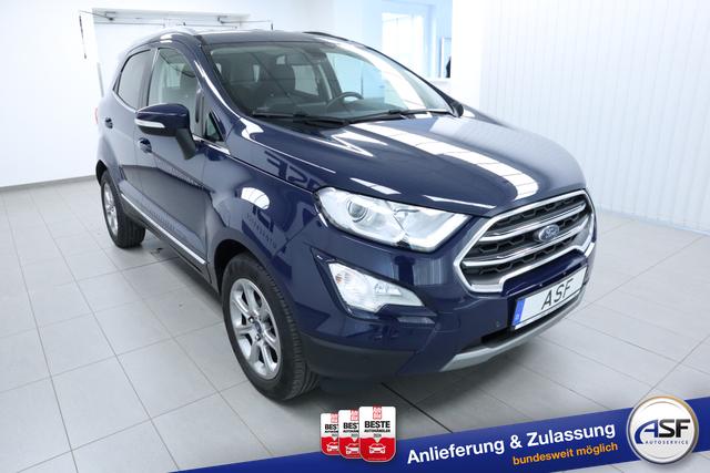 Ford EcoSport Titanium #Navi #AHK #Winter-Paket #Klima #SHZ #WSS heizbar 