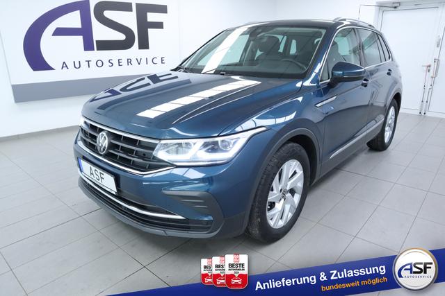 Volkswagen Tiguan - DSG Life ACC Matrix-LED AHK schwenkb Navi Head-up-Display Keyless