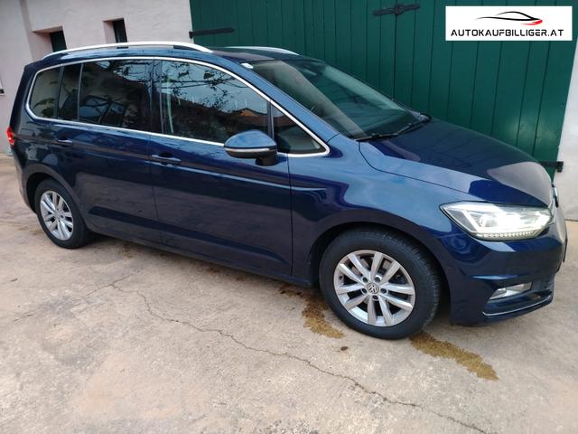 Volkswagen Touran VW 1,6TDI Highline *7-Sitzer*Vollausstattung*Leder*AHK* 