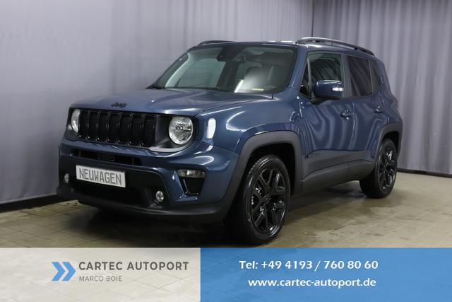 Jeep Renegade - Limited 1.5 T4 DCT7 e-Hybrid 96kW, Design-Paket Black, Leder-Paket, Funktions-Paket, Winter-Paket, 8.4"-Navigationssystem, R&uuml;ckfahrkamera, Nebelscheinwerfer, 18"-Leichtmetallfelgen, uvm.