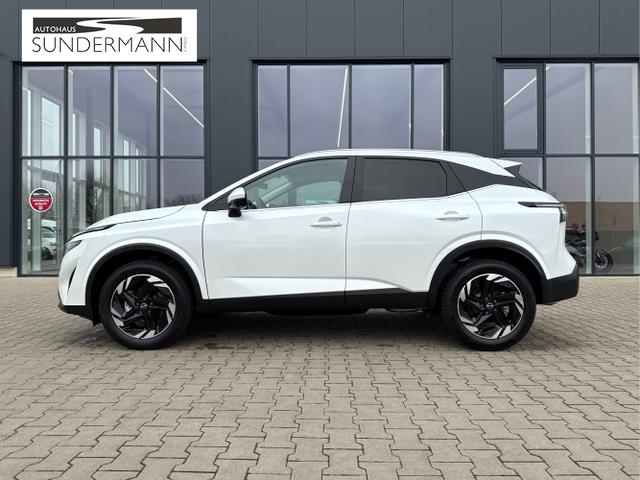 Nissan / Qashqai / Weiß / / / Qashqai 1.3 DIG-T MHEV N-Connecta X-Tronic LED+Pano+Kamera+ACC