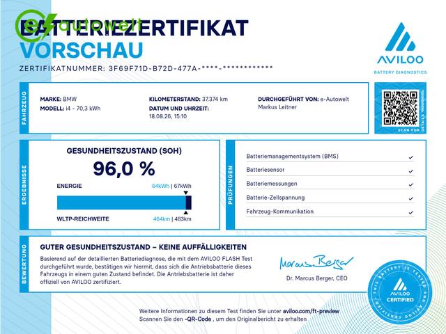 BMW i4 eDrive35 M Sport DA Prof HeadUp Glasdach 