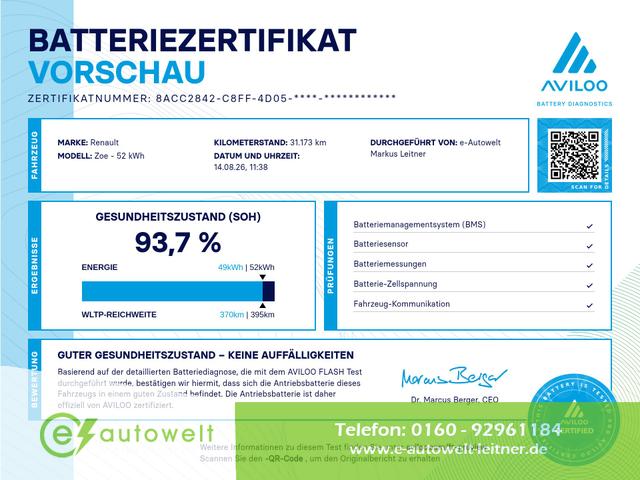 Renault ZOE - Evolution R135 Z.E.50 CCS Winterpaket