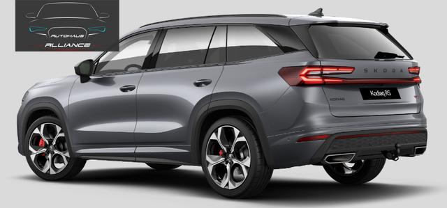 Skoda Kodiaq RS 2.0 TSI 265PS 4x4 DSG, 5J GARANTIE, STANDHEIZUNG, PANORMADACH, HEAD-UP, 20"Alu, ANH&Auml;NGERKUPPLUNG, NAVI, DCC PLUS, CANTON SOUND, BEH. FRONTSCHEIBE, MATRIX-LED, KESSY, Alarm, ELEK. HECKKLAPPE, SHZ v/h, Privacy-Glas, ACC, PDC AREA VIEW, 3Z-Climatronic 