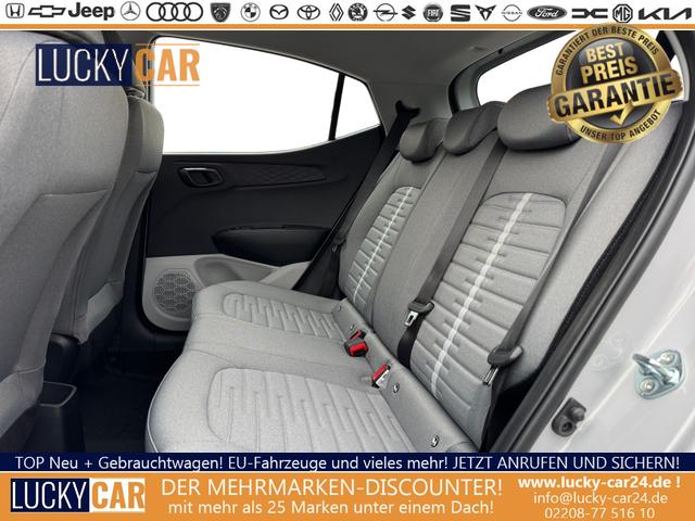 Lagerfahrzeug Hyundai i10 - 1,2 MJ25 Klimaaut, NAV 8Z, SHZ, Spha BT Kam PDC
