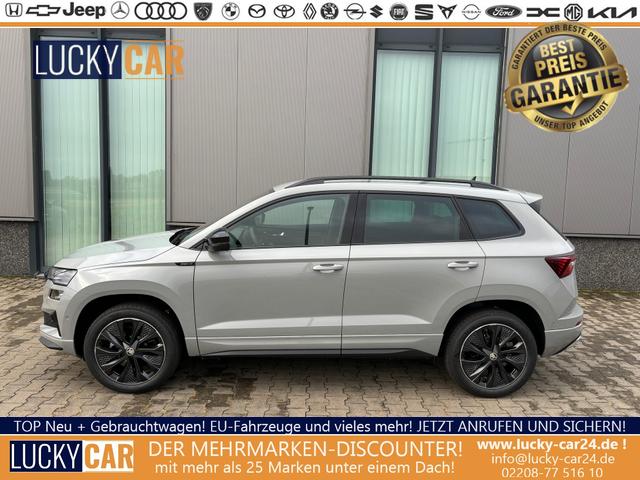 Bestellfahrzeug, konfigurierbar Skoda Karoq - SELECTION Angebot f. Menschen mit Behinderung 100%! 1.5 TSI 150PS DSG, 16"Alu, Climatronic, Dachreling, M-Lederlenkrad, LED-Scheinwerfer, Tempomat, Parksensoren hinten, Virtual Cockpit 8", SunSet, Infotainment 8"   Wireless SmartLink