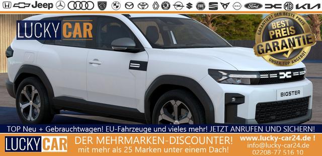 Bestellfahrzeug, konfigurierbar Dacia Bigster - Essential 1.2 TCe 130 4x4 ALLRAD, 17" Alu, Klimaanlage, Parksensoren hinten, Rückfahrkamera, Radio 10"   Telefonspiegelung, Tempomat, LED-Scheinwerfer, Lederlenkrad, Dachreling, ZV mit Fernbedienung