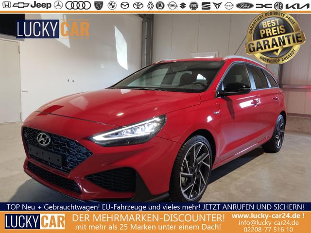 Lagerfahrzeug Hyundai i30 Kombi - N-Line 1.5 Turbo-GDI 6-Gang 160 PS Navi-AppleCarPlay-AndroidAuto-DAB-Tempomat-Fernlichtassistent-Spurhalteassist-Bluetooth-RDKS-18''Alu-sofort