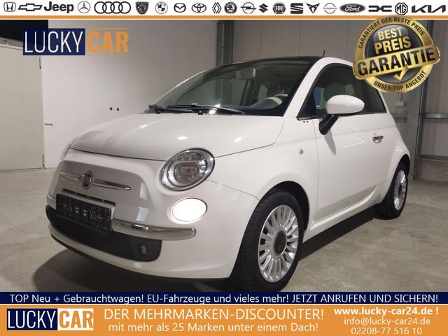 Gebrauchtfahrzeug Fiat 500 - Lounge 0.9 TwinAir Turbo 105 PS Radio-Schiebedach-CD-Player-Bluetooth-AUX-Klimaautomatik-15''Alu