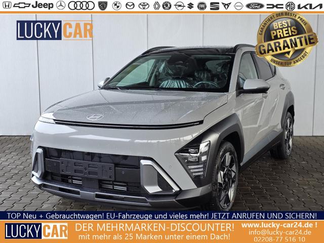 Gebrauchtfahrzeug Hyundai KONA - 1.6 T-GDI 138 PS 2WD 7DCT Style / Lederaustattung Schiebedach 360 Kam 4X Sitzheiz./ Navi E-Heckklappe E-Sitze LED