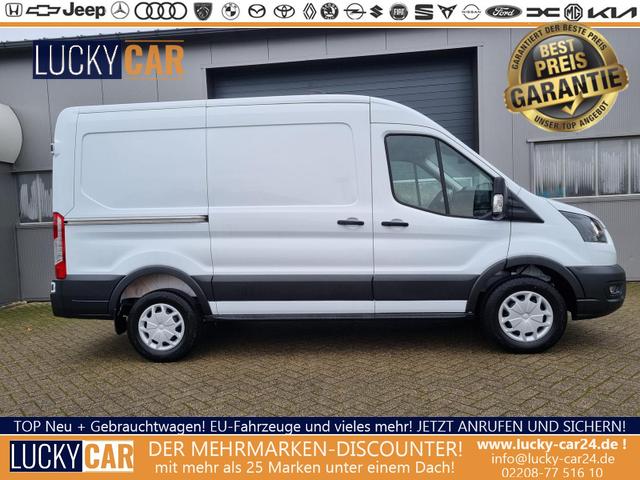 Lagerfahrzeug Ford Transit - L2H2 2.0 TDCi 130PS Trend 3,5t 3-Sitzer AHK Klima Navi Bluetooth DAB Frontscheibe beheizb. PDC v h Rückf.Kamera Tempomat