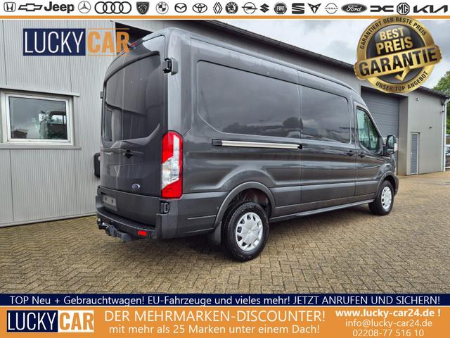 Lagerfahrzeug Ford Transit - L3H2 2.0 TDCi 130PS Trend 3,5t 3-Sitzer AHK Klima Navi Bluetooth DAB Frontscheibe beheizb. PDC v h Rückf.Kamera Tempomat