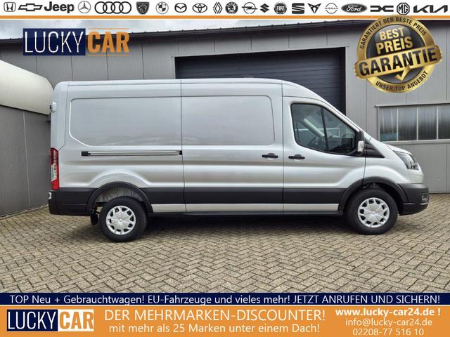 Lagerfahrzeug Ford Transit - L3H2 2.0 TDCi 130PS Trend 3,5t 3-Sitzer AHK Klima Navi Bluetooth DAB Frontscheibe beheizb. PDC v h Rückf.Kamera Tempomat