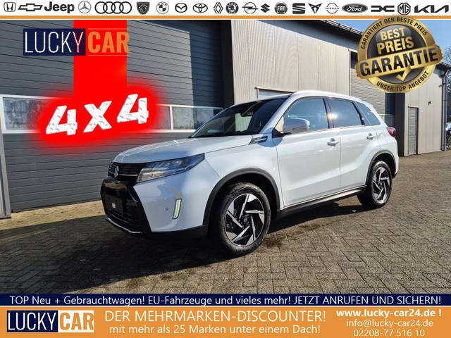 Lagerfahrzeug Suzuki Vitara - 1.4 Boosterjet 129PS ALLGRIP 4x4 HYBRID Comfort  Allrad Teilleder mit Alcantara Navi Klimaautomatik Sitzheizung ACC PDC v h Rückf.Kamera Suzuki-Radio Apple CarPlay Android Auto Touchscreen 2xKeyless 17-LM
