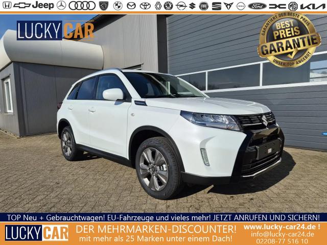 Lagerfahrzeug Suzuki Vitara - 1.4 Boosterjet 129PS Hybrid Comfort Navi Klimaautomatik Sitzheizung ACC PDC Rückf.Kamera Suzuki-Radio Apple CarPlay Android Auto Touchscreen 2xKeyless 17-LM