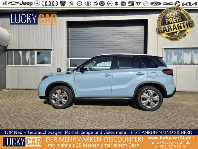 Lagerfahrzeug Suzuki Vitara - 1.4 Boosterjet 129PS Hybrid Comfort Navi Klimaautomatik Sitzheizung ACC PDC Rückf.Kamera Suzuki-Radio Apple CarPlay Android Auto Touchscreen 2xKeyless 17-LM