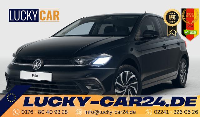 Bestellfahrzeug, konfigurierbar Volkswagen Polo - LIFE 1.0 TSI 95PS, 15" ALU, PARKSENSOREN HI, RADIO COMPOSITION/USB VO HI/BT/DAB/APP-CONNECT KLIMA LED-SCHEINW./-RÜCKLEUCHTEN NEBELSCHEINW. LANE ASSIST MÜDIGKEITSERK. DIG. COCKPIT MUFU-LEDERLENKRAD AUßENSPIEGEL ANKLAPPBAR MITTELARML. DOPPELTER LADEBODEN