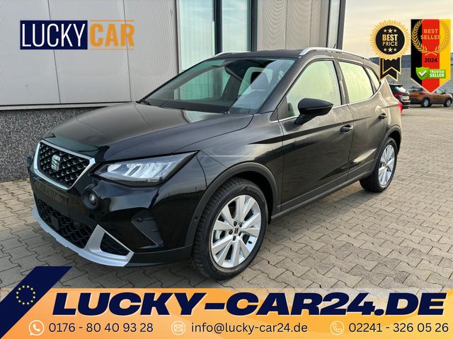 Bestellfahrzeug, konfigurierbar Seat Arona - FR Max 1.5 TSI 150PS DSG/AUTOMATIK, 5J. Garantie, 17" Alu, KESSY, Climatronic, Winter-Paket, Parklenkassistent, Parksensoren vo/hi, Rückfahrkamera, ACC/Tempomat, Radio 8,25"/Bluetooth, Full Link (Navi über Handy), M-Lederlenkrad, Armlehne, LED-Scheinwerfer