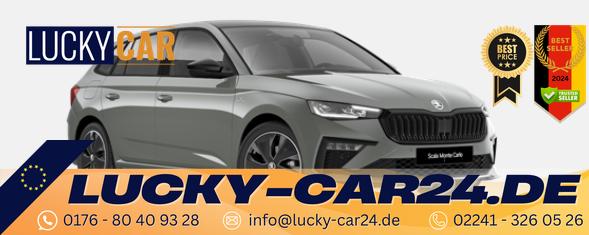 Bestellfahrzeug, konfigurierbar Skoda Scala - Monte Carlo Angebot f. Menschen mit Behinderung ab 50 %! 1.0 TSI 115PS, Panoramadach, 17"Alu, Climatronic, MATRIX-LED, Kessy, Verlängerte Heckscheibe, SunSet, Parksensoren vorn/hinten, Rückfahrkamera, Tempomat, Winter-Paket, Sport-M-Lederlenkrad beheizt, Virtual Co