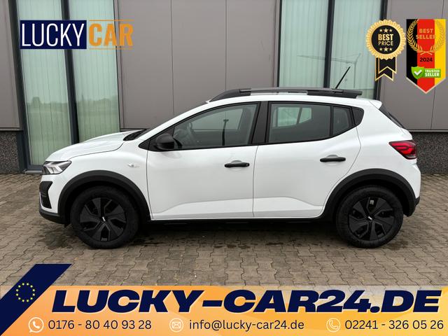 Bestellfahrzeug, konfigurierbar Dacia Sandero Stepway - Essential 1.0 TCe 90, Klimaanlage, Parksensoren hinten, Radio/DAB/Bluetooth, Tempomat, Dachreling, 16"-Flexwheel-Räder ATARA, Spurhalteassistent, Verkehrszeichenerkennung, Elektr. Fensterheber vorne, Zentralverriegelung mit Fernbedienung