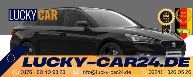 Bestellfahrzeug, konfigurierbar Seat Leon Sportstourer - FR Black Edition 1.5 TSI 150PS, 5J Garantie, 18" Alu schwarz Winterpaket, Alarm, 3-Zonen-Climatronic, Abgedunkelte Scheiben, Park Assistent, Rückfahrkamera, Parksensoren vorn/hinten, Sportsitze, Media System PLUS 10,4"/Bluetooth   Full Link, Adaptiver Tempomat