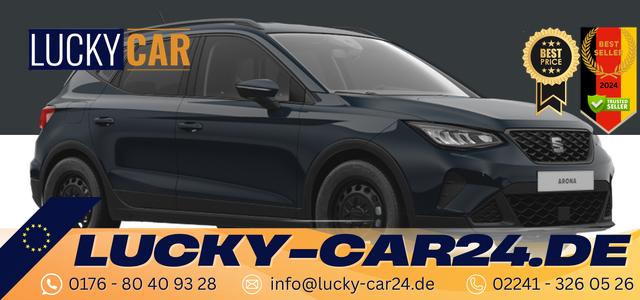 Bestellfahrzeug, konfigurierbar Seat Arona - Basis 1.0 TSI 95PS, 5J. Garantie, Parksensoren hinten, Radio 8,25"/Bluetooth/DAB , LED-Scheinwerfer, Dachreling, Zentralverriegelung mit Fernbedienung, Reserverad, 4x elektr. Fensterheber