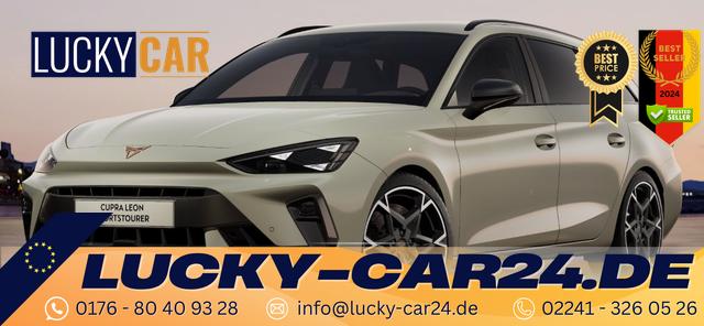 Bestellfahrzeug, konfigurierbar Cupra Leon Sportstourer - VZ 2.0 TSI 333PS 4DRIVE (ALLRAD) DSG, 5J Garantie, Elektr. Heckklappe, 19" Alu, DCC-Dämpfung, Sportschalensitze, Winter-Paket, Alarm, Kessy, Voll-LED, 3Z-Climatronic, ACC/Tempomat, Digitales Cockpit, Full Link, Parksensoren v/h, Rückfahrkamera, Privacy
