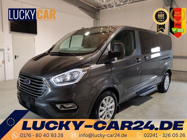 Lagerfahrzeug Ford Tourneo Custom - L2 Titanium 2.0 EcoBlue MHEV 150 PS-Navi-DAB-PDC-ACC-Spurhalteassistent-ToterWinkel-LED-17"Alu-Leder-8Sitze-Sofort
