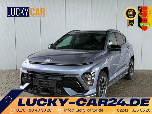 Gebrauchtfahrzeug Hyundai KONA - N-Line 1.6 T-GDI 6MT / Navi PDC V. & Hi. m. Kamera LED Alu18 Sitz Lenkr.Heiz.
