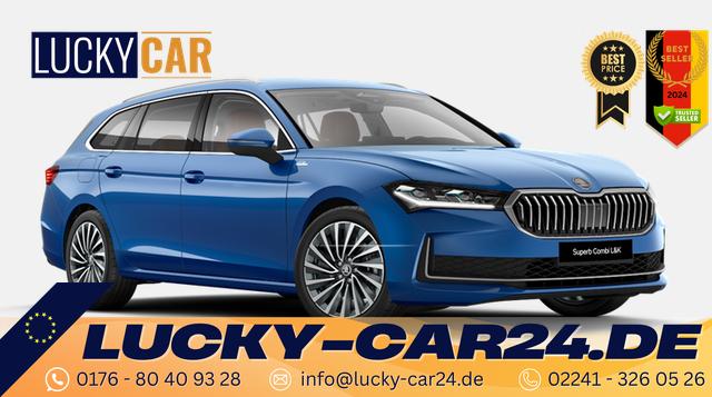Bestellfahrzeug, konfigurierbar Skoda Superb Combi - L&K 1,5TSI PHEV 150kW/104PS DSG 6-Gang neues Modell!