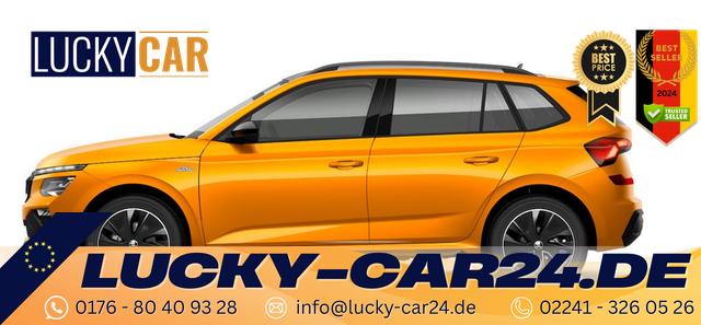 Vorlauffahrzeug Skoda Kamiq - Monte Carlo 1,5TSI 110kW/150PS DSG 7-Gang, 5 JAHRE GARANTIE, Matrix, Panoramadach, Kessy, Climatronic, Lane Assist, Tempomat, PDC v h, Sitzheizung, Lenkradheizung, Frontscheibe beh., el. Heckklappe