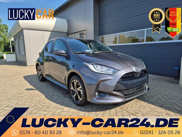 Lagerfahrzeug Toyota Yaris - 1.5VVT-iE 116PS Automatik Teamplayer Klimaautomatik Sitzheizung Lenkradheizung Rückf.Kamera 16-LM abged.Scheiben 2xKeyless DAB  Bluetooth Touchscreen Apple CarPlay Android Auto ACC
