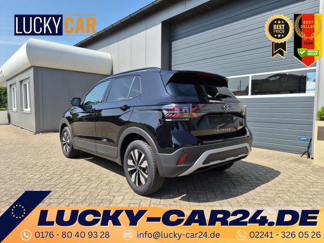 Lagerfahrzeug Volkswagen T-Cross - 1.0 TSI 116PS DSG Life LED-Matrix-Scheinwerfer Klimaautomatik Sitzheizung PDC Rückf.Kamera 16-LM ACC abged.Scheiben 2xKeyless DAB  Bluetooth Touchscreen Apple CarPlay Android Auto